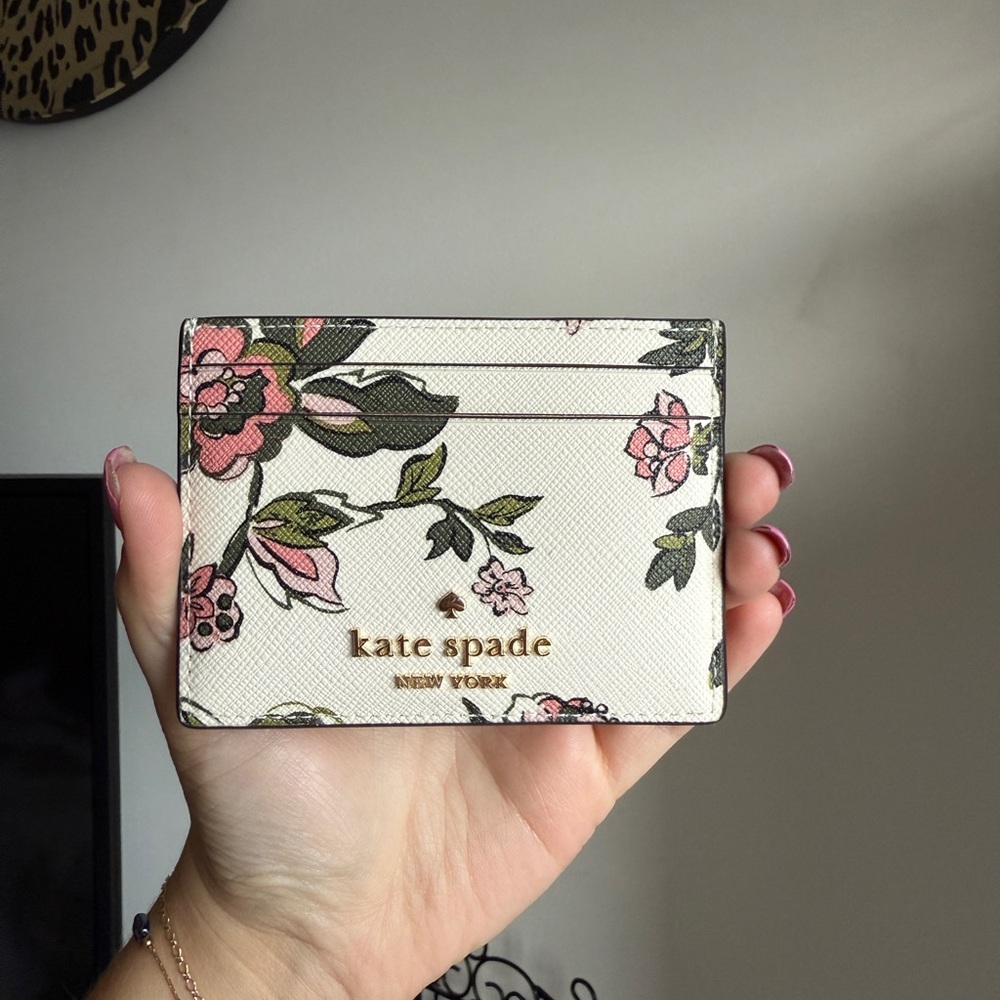 Kate Spade Floral Card Holder